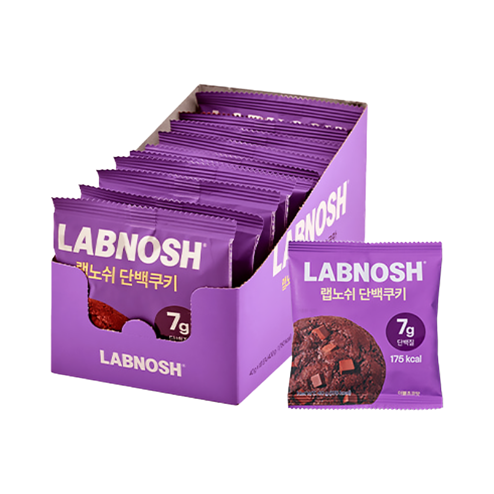 LABNOSH Protein Cookie 40g *10ea (5 Flavor)