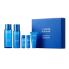 Two types of Laneige Homme Active Water products displayed, showcasing their sleek packaging and hydrating benefits for men.