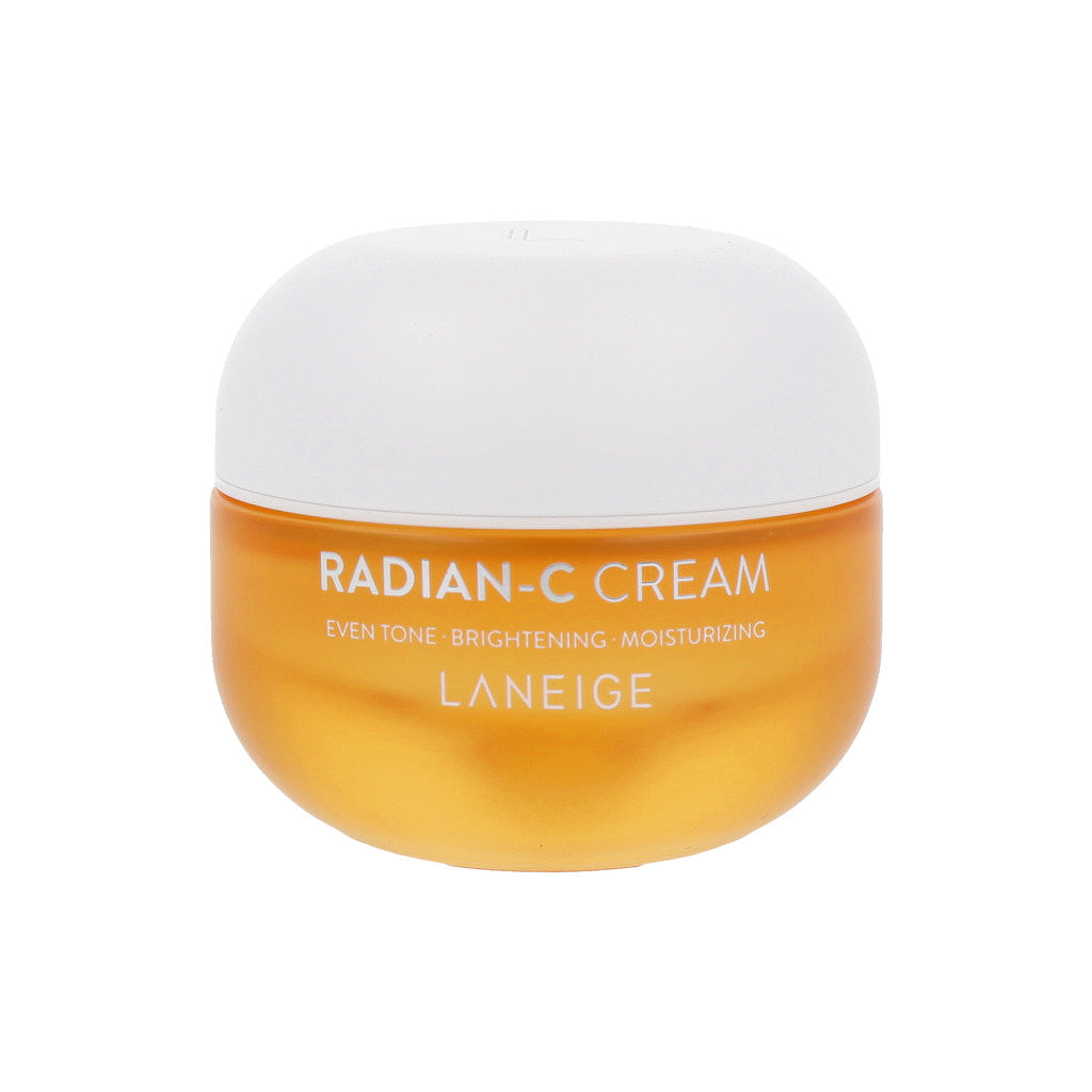 A 30ml tube of LANEIGE Radian-C Cream, a skincare product designed to brighten and hydrate the skin.