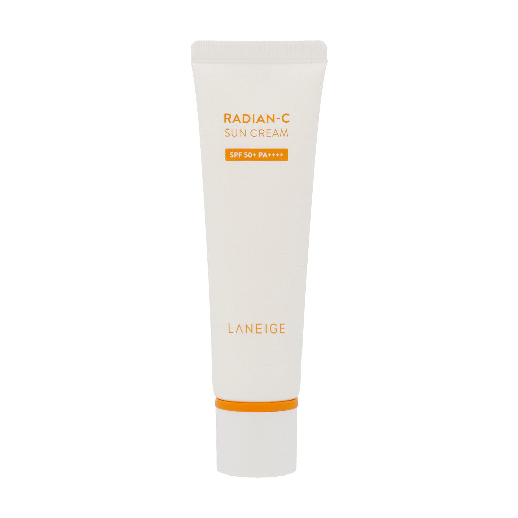 LANEIGE Radian-C Sun Cream SPF 50+ PA++++ 50ml - a high protection sunscreen with brightening effects.