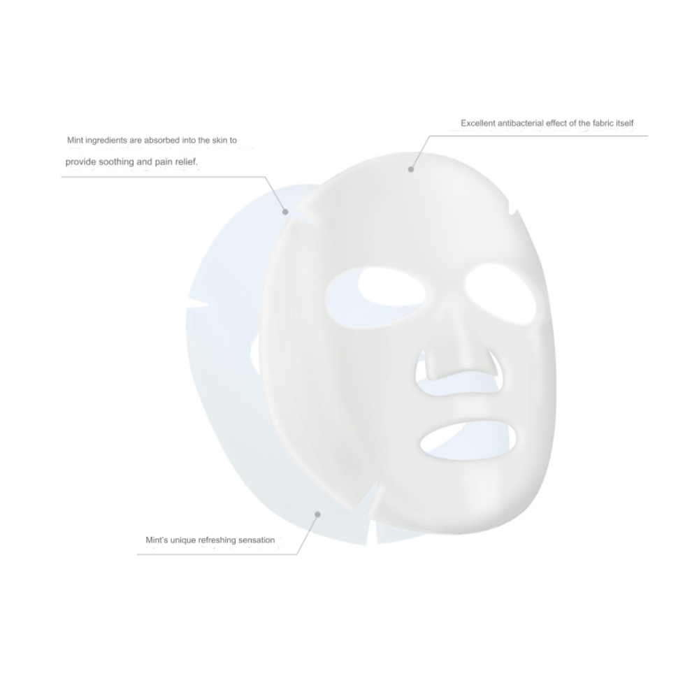 LIZK Collagen Lifting Mask, 25g per mask, set of 10, formulated to improve skin firmness and promote a youthful appearance.