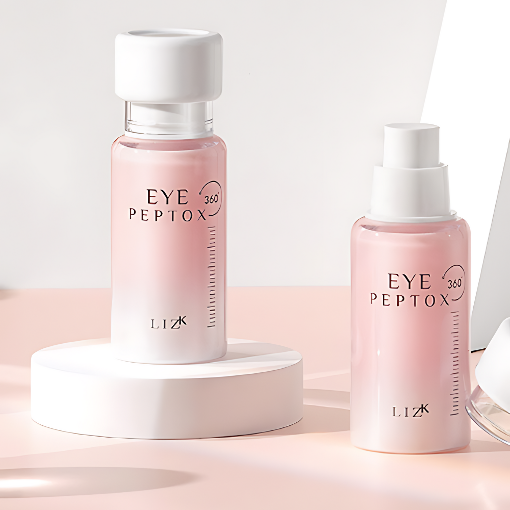 LIZ K Eye Peptox 360º Cream, 15ml (2-pack), aims to reduce signs of aging and enhance skin texture around the eye area.