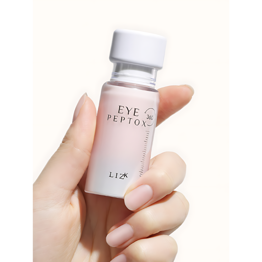 LIZ K Eye Peptox 360º Cream, 15ml, set of two, crafted to minimize wrinkles and promote skin vitality around the eyes.