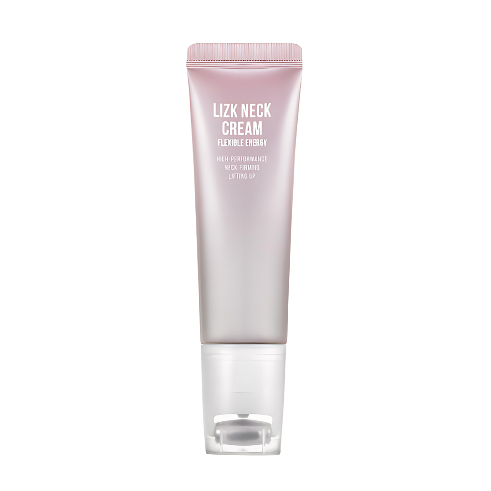 LIZ K Neck Cream Flexible Energy 50g: A rejuvenating cream designed to enhance skin elasticity and firmness in the neck area.