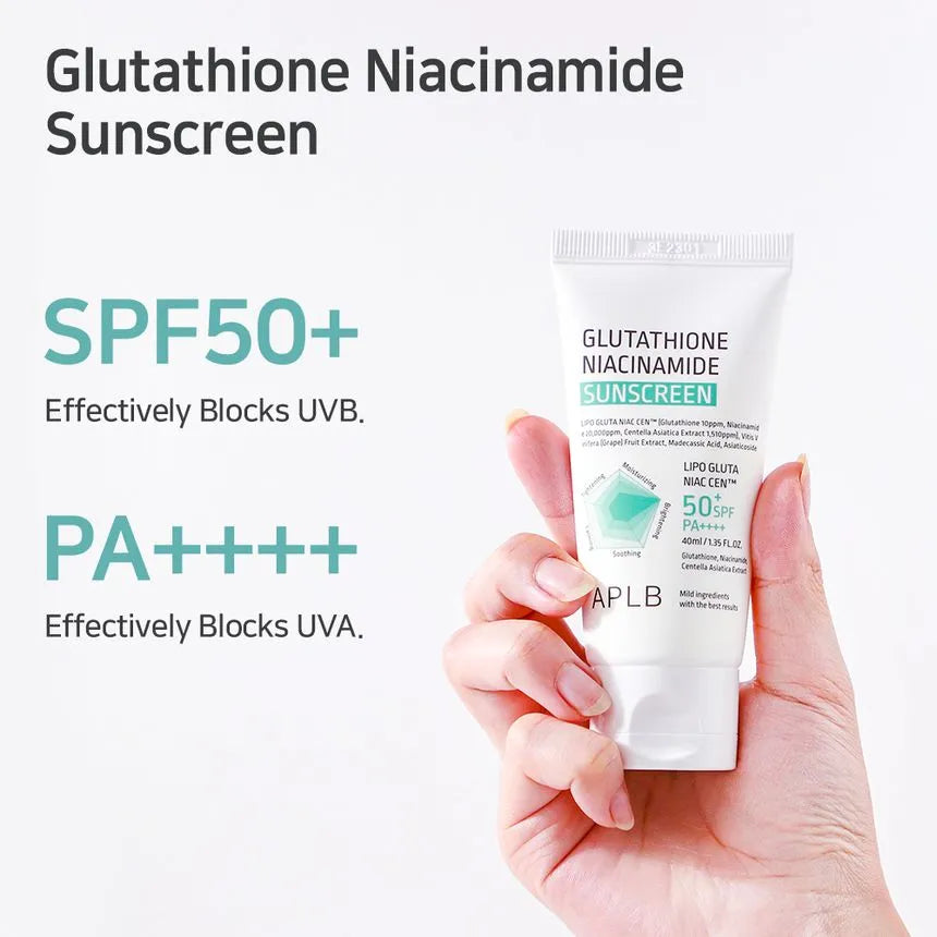 (Mhark) APLB Glutathione Niacinamide Sunscreen 40ml - DODOSKIN