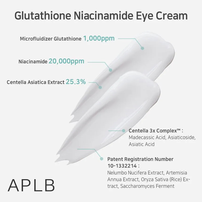 (Mhark) APLB Glutathione Niacinamide Eye Cream 20ml - DODOSKIN