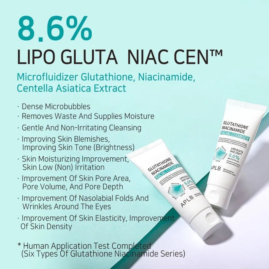 (Mhark) APLB Glutathione Niacinamide Facial Cleanser 80ml - DODOSKIN