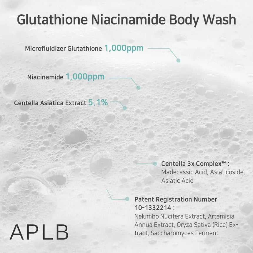 (Mhark) APLB Glutathione Niacinamide Body Wash 300ml - DODOSKIN