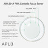 (Mhark) APLB AHA BHA PHA Centella Facial Toner 160ml - DODOSKIN