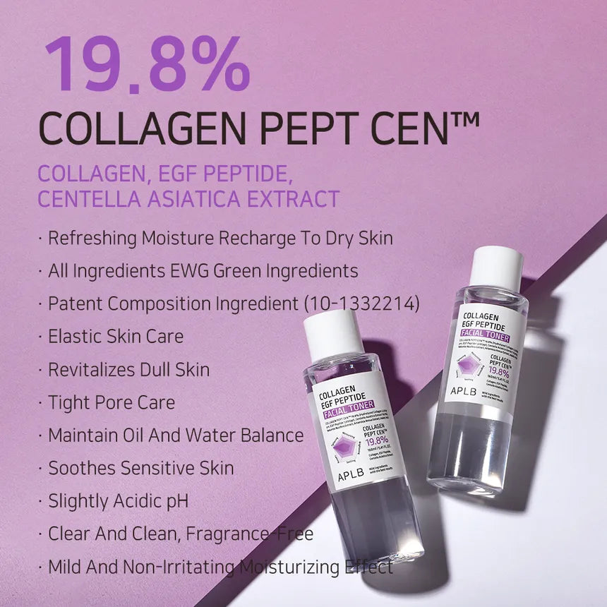 (Mhark) APLB Collagen EGF Peptide Facial Toner 160ml - DODOSKIN