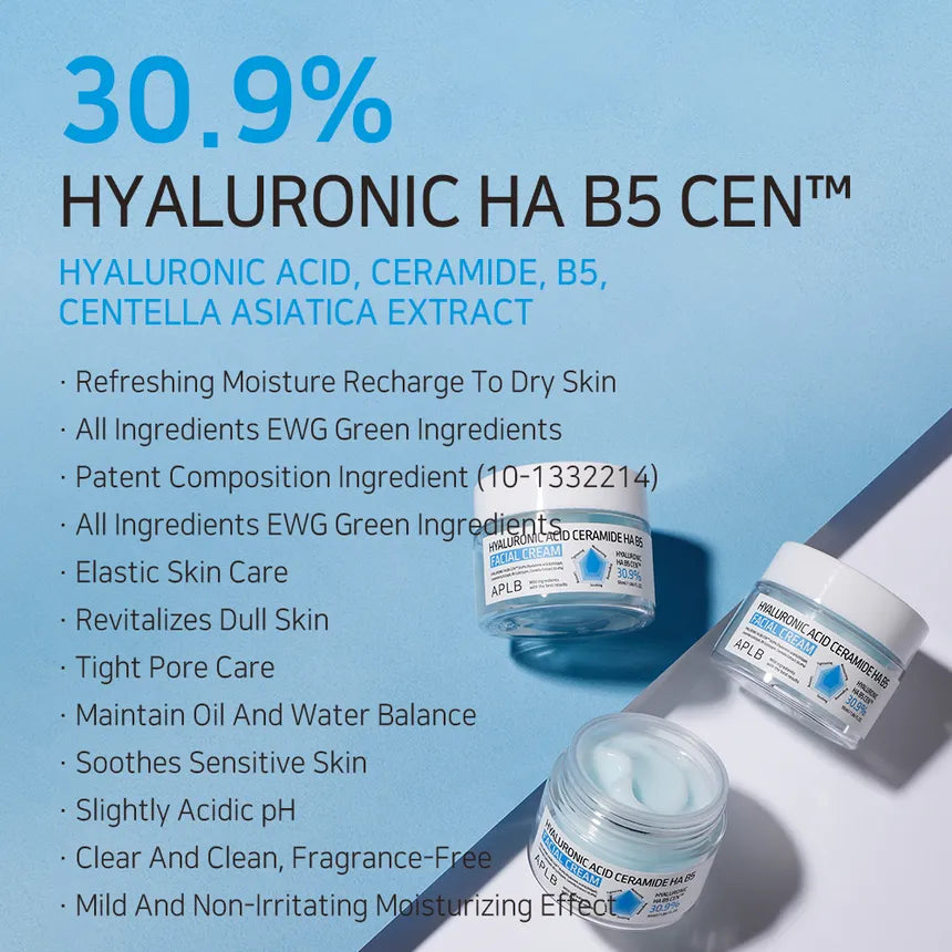 (Mhark) APLB Hyaluronic Acid Ceramide HA B5 Facial Cream 55ml - DODOSKIN