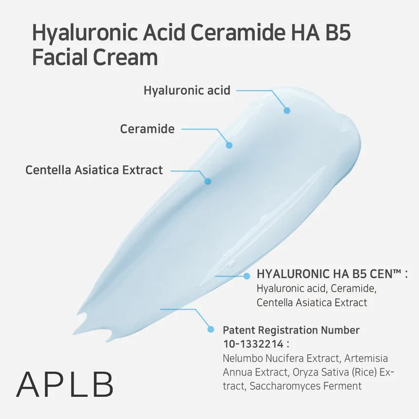 (Mhark) APLB Hyaluronic Acid Ceramide HA B5 Facial Cream 55ml - DODOSKIN