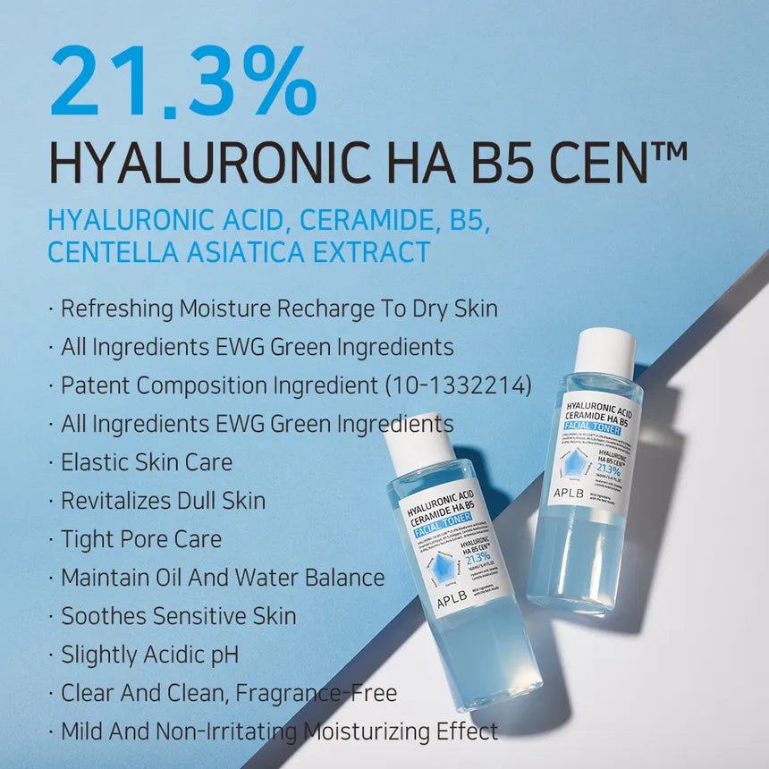 (Mhark) APLB Hyaluronic Acid Ceramide HA B5 Facial Toner 160ml - DODOSKIN