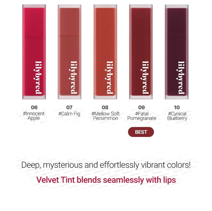 Lilybyred Mood Liar Velvet Tint 4.2g (10 Colors)