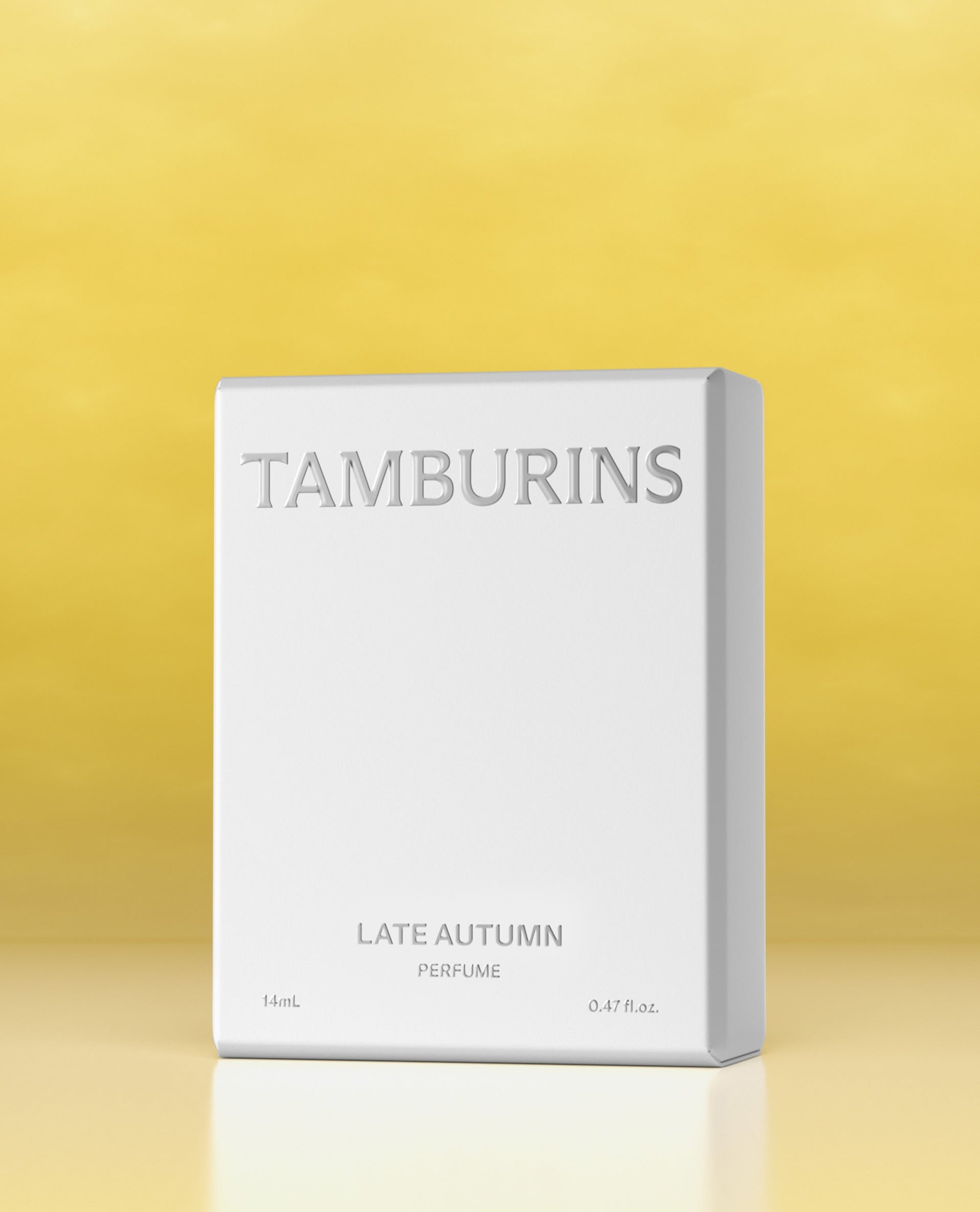 Experience the TAMBURINS The Egg Perfume with the scent of LATE AUTUMN