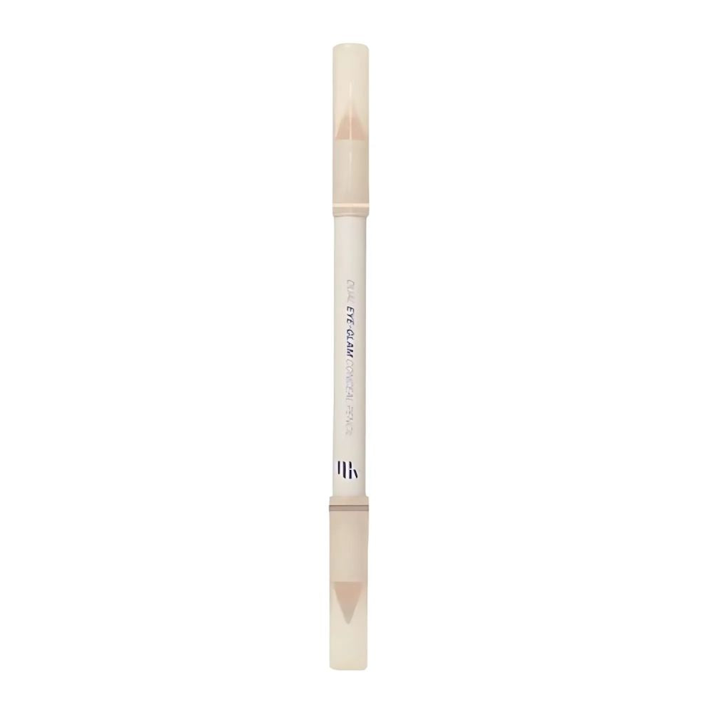 The MAUVNING Dual Eye-Glam Conceal Pencil 01 New Linen (1.4g) is a versatile, dual-ended pencil designed to provide seamless coverage and highlight the eye area for a polished, lifted look.