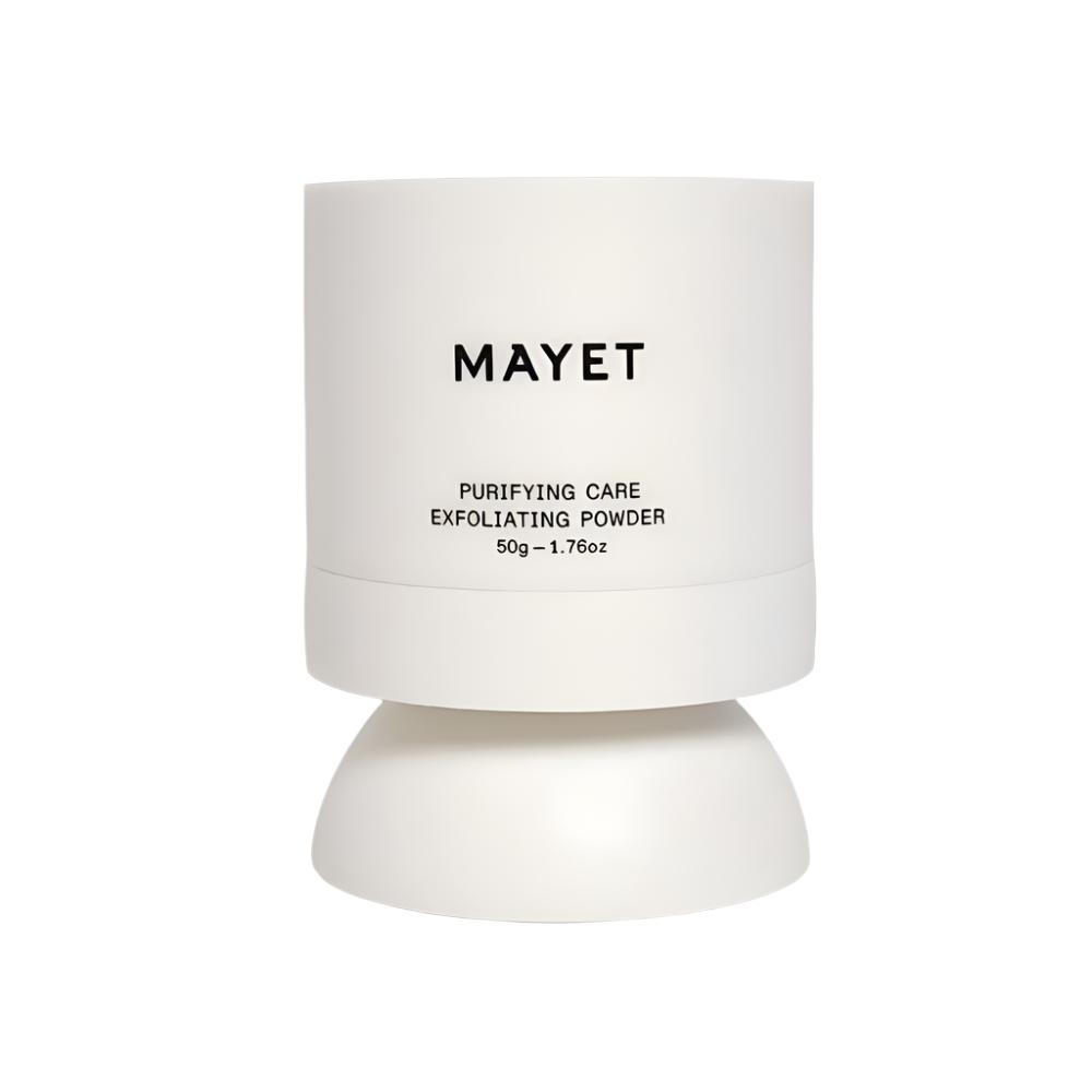 The MAYET Purifying Care Exfoliating Powder 50g is a gentle yet effective exfoliant designed to refine and clarify the skin.