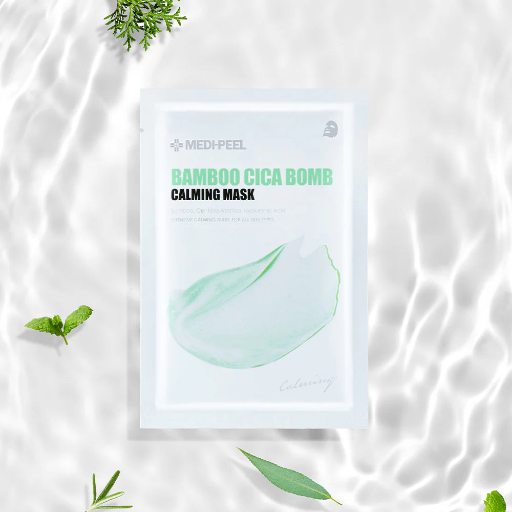 MEDI-PEEL Bamboo Cica Bomb Calming Mask 10ea