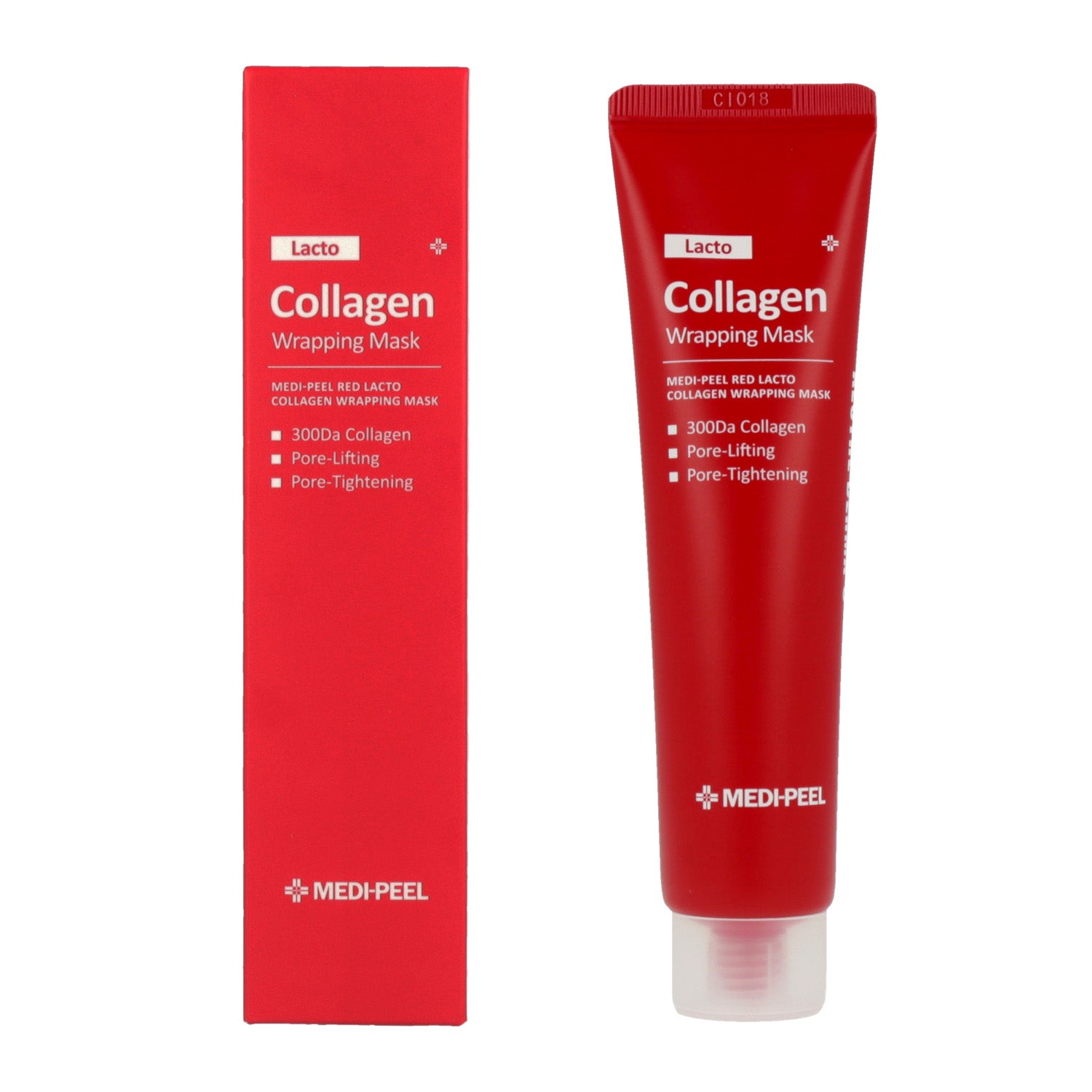 MEDI-PEEL Red Lacto Collagen Wrapping Mask 70ml - This mask combines the benefits of collagen and lactobacillus to deliver intense moisture and nourishment, promoting a youthful and glowing complexion.