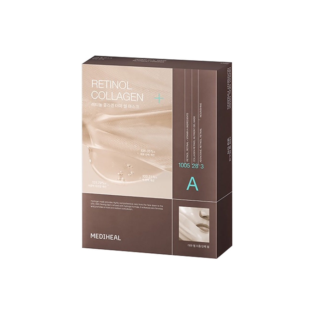 MEDIHEAL Derma Seal Mask Retinol Collagen 10ea