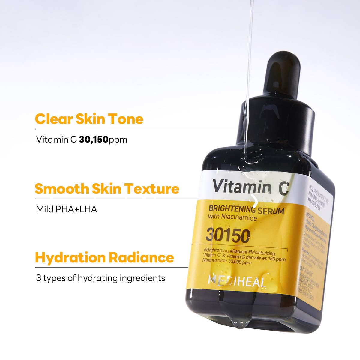 MEDIHEAL Sérum éclaircissant en vitamine C avec de la niacinamide 100 ml