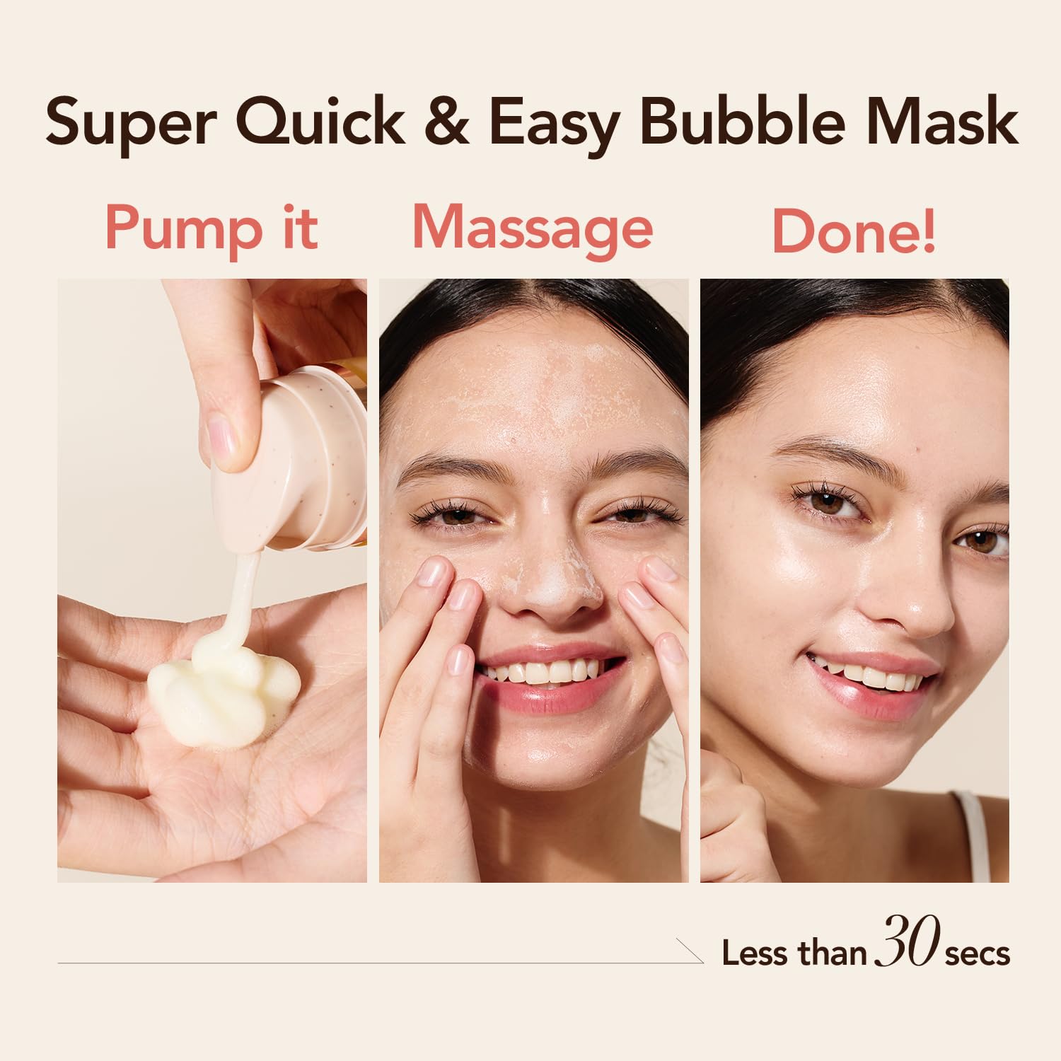 MENOKIN 30 Seconds Quick Bubble Mask 95ml