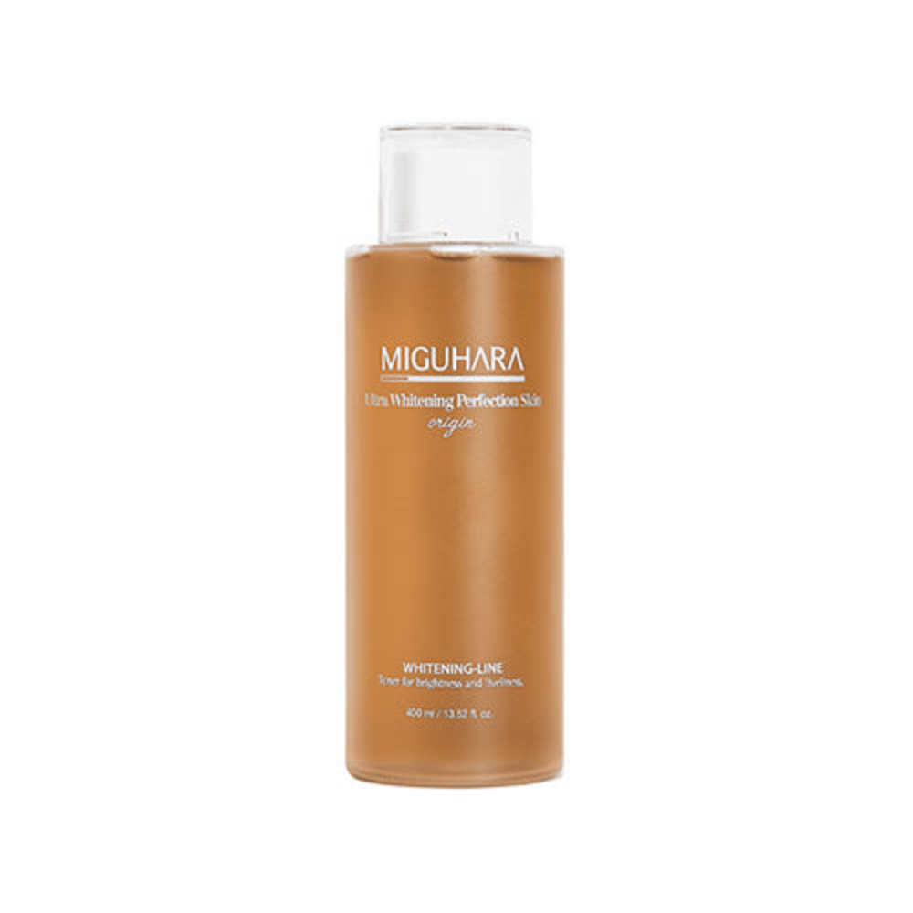 MIGUHARA Ultra Whitening Perfection Skin Origin 400ml -  is a premium skincare product designed to brighten the complexion and provide deep hydration. 