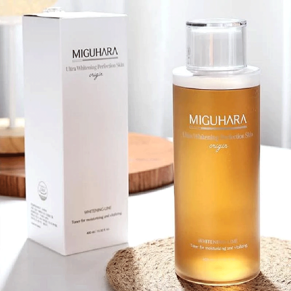 MIGUHARA Ultra Whitening Perfection Skin Origin 400ml - promoting a more radiant and even complexion