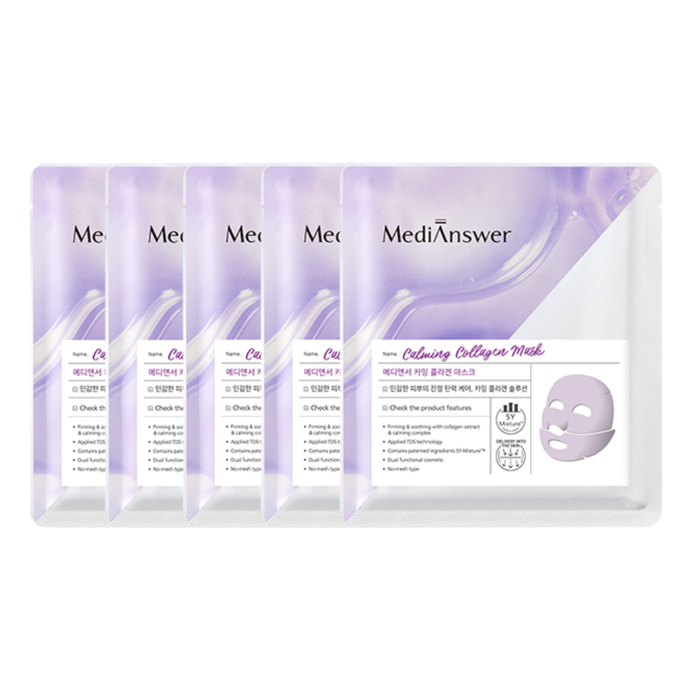 MediAnswer Calming Collagen Mask Sheet 37g*5ea