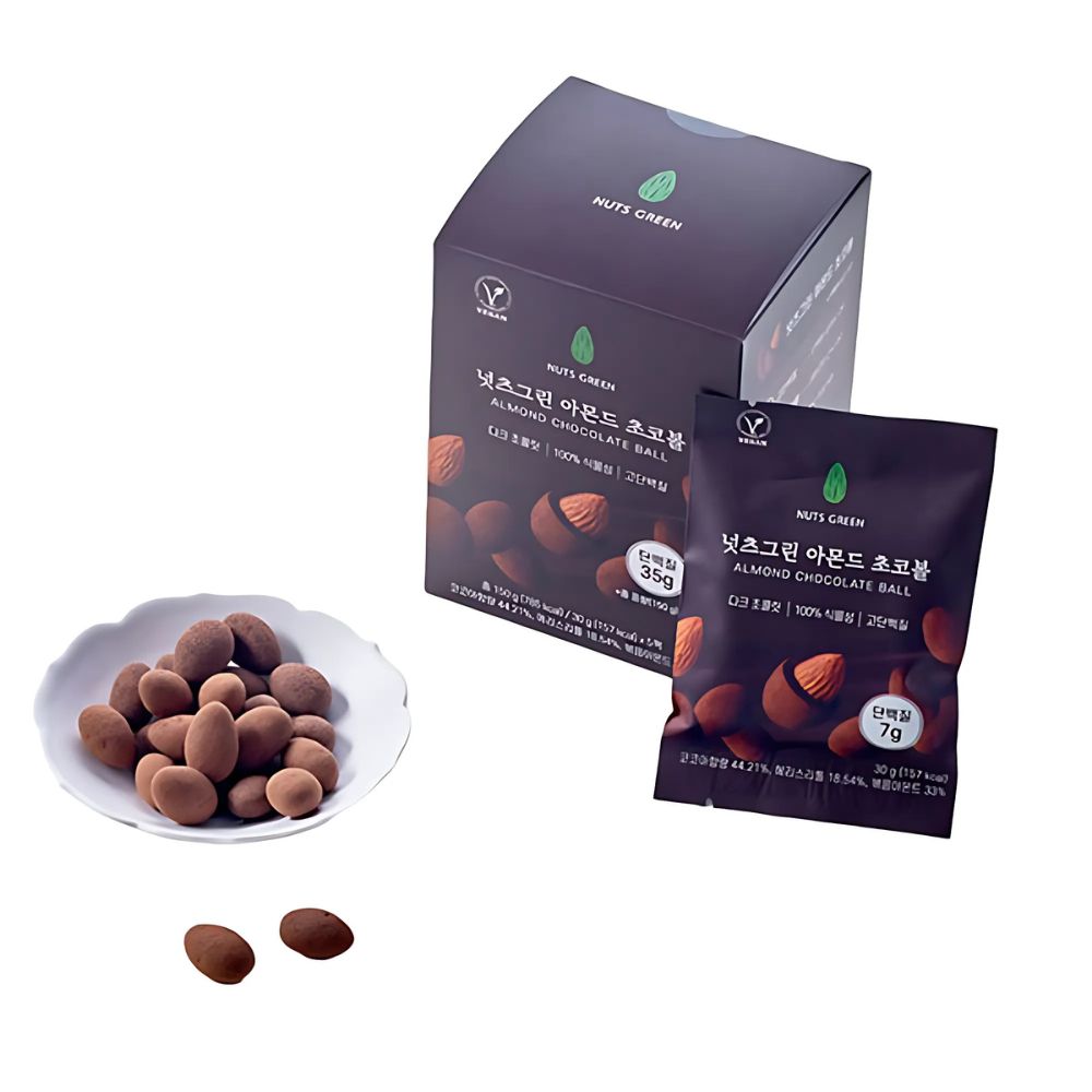 NUTS GREEN Stevia Almond Chocolate Balls