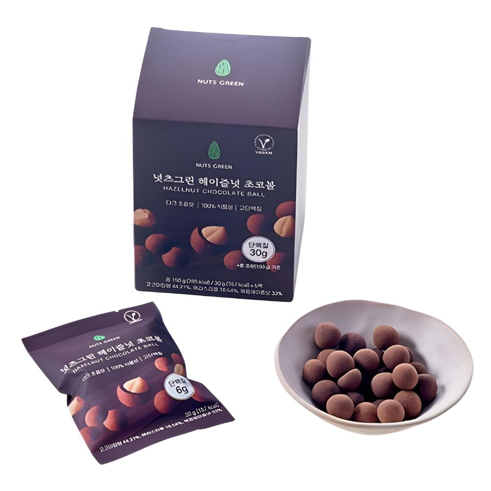 NUTS GREEN Stevia Hazelnut Chocolate Balls