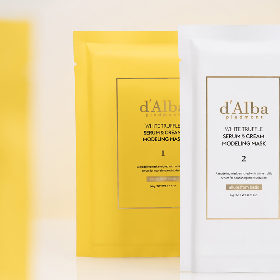 d'Alba White Truffle Serum & Cream Modeling Mask 66g*4ea