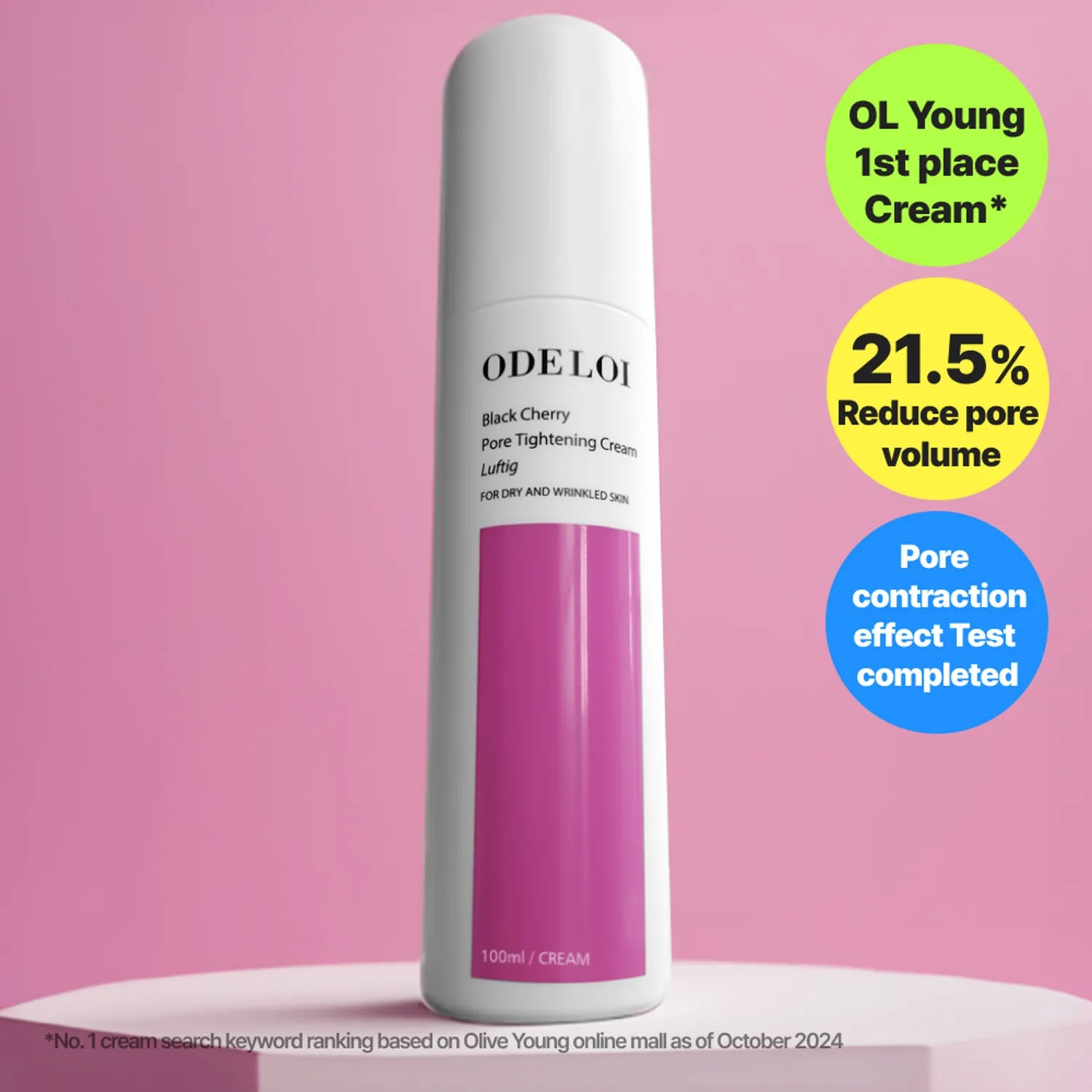 ODELOI Black Cherry Pore Tightening Cream Lifting 100ml