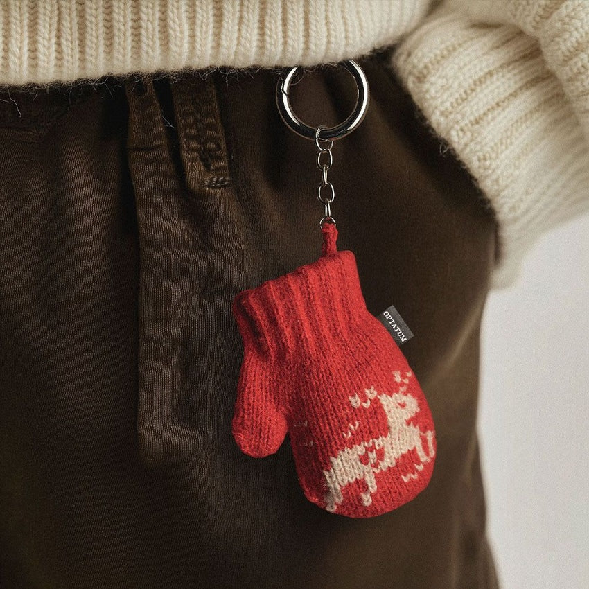 OPTATUM Holiday Santa's Glove Sachet Keyring