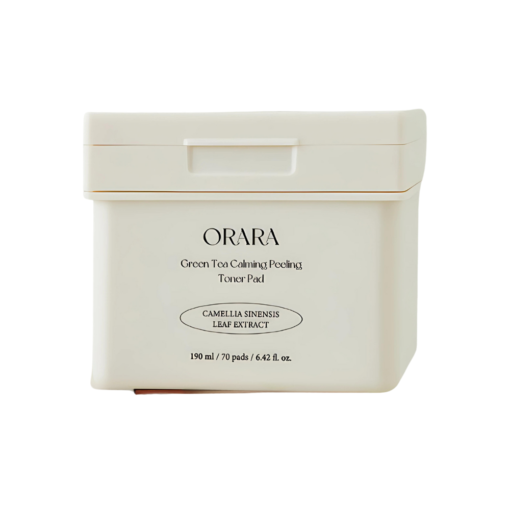 ORARA Green Tea Calming Peeling Toner Pads 190ml  * 70 Pads