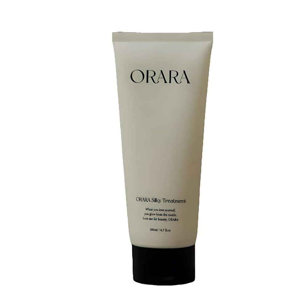 Achieve smooth, silky hair with ORARA Silky Treatment, a rich, nourishing formula designed to hydrate and repair damaged hair.