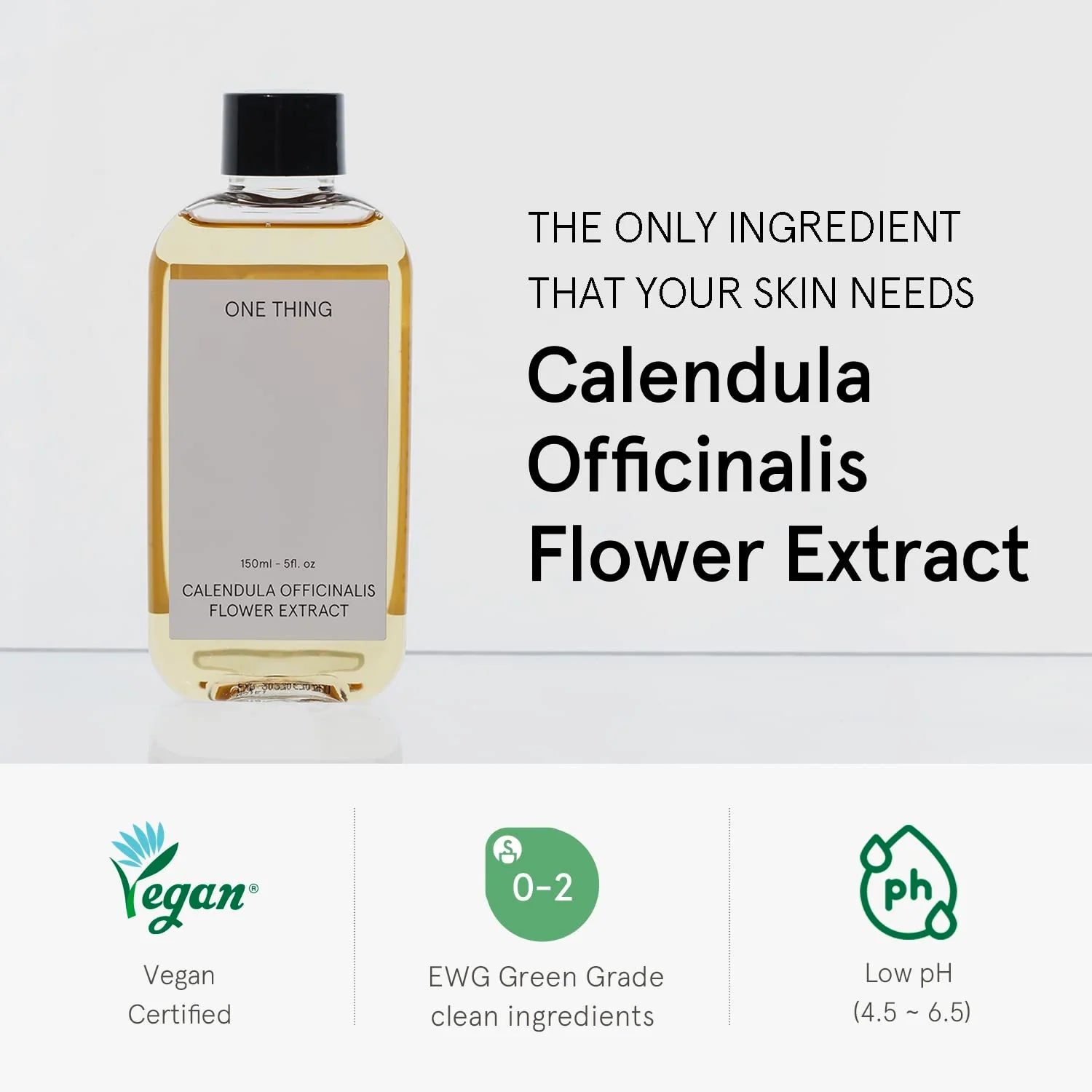 ONE THING Calendula Officinalis Flower Extract 150ml - DODOSKIN