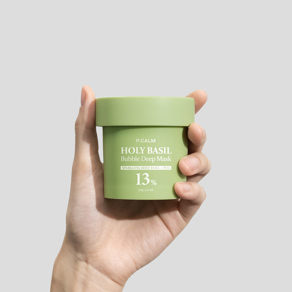 P.CALM Holy Basil Bubble Deep Mask 90g