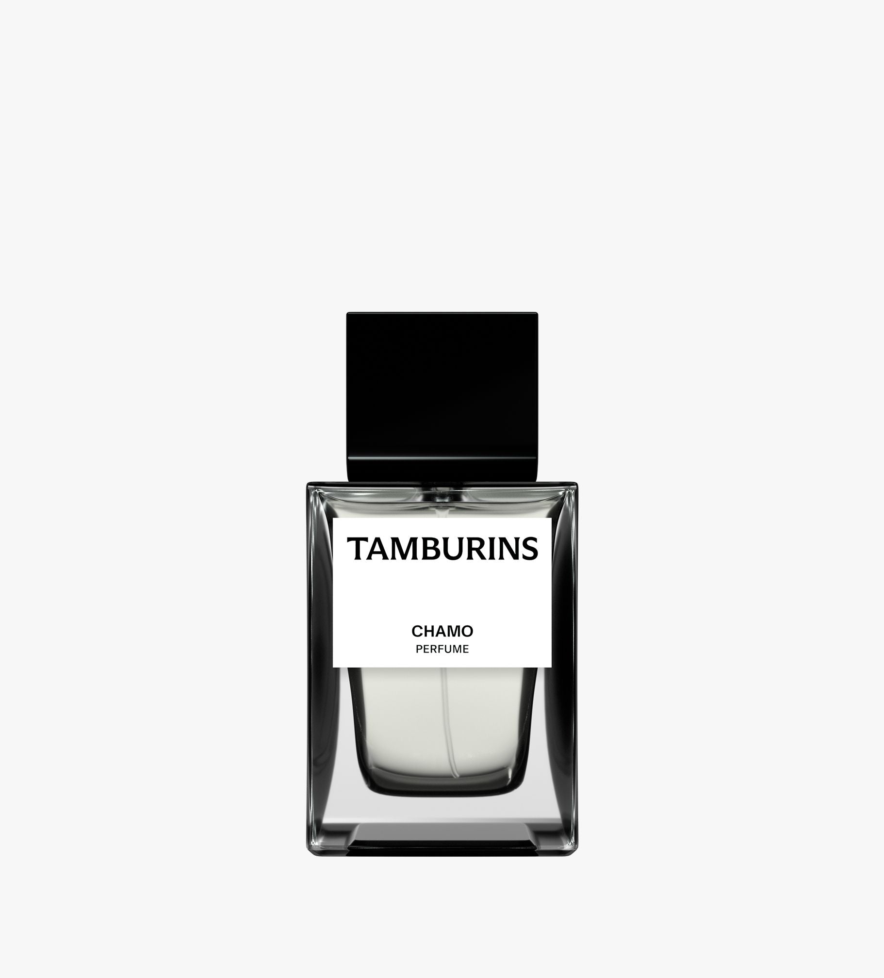  50ml TAMBURINS Perfume in #Chamo fragrance, elegant and compact design.