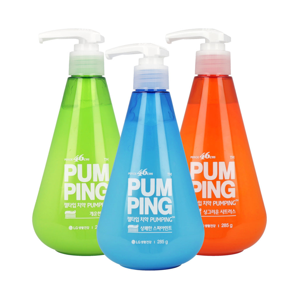 PERIOE Pumping Gel Toothpaste: 3 types available.