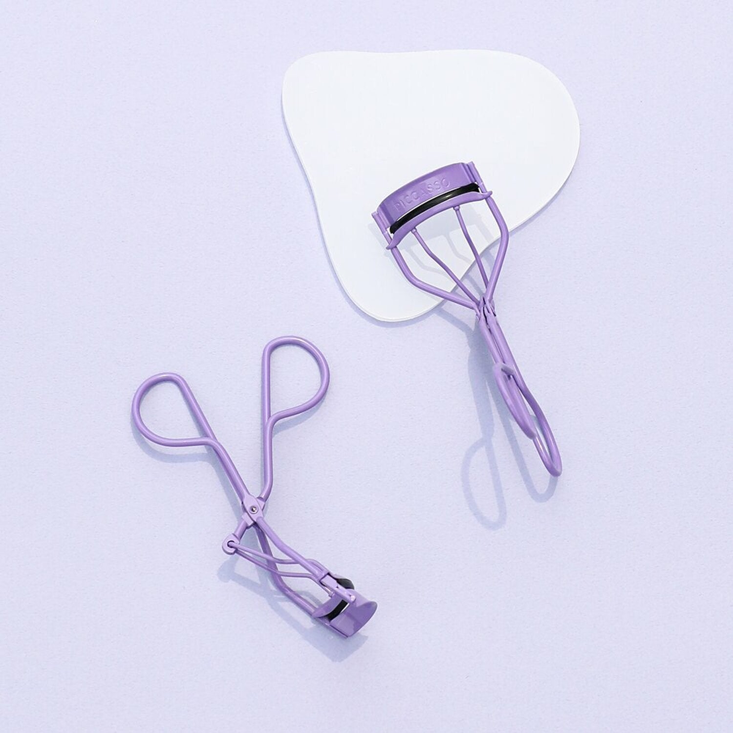 PICCASSO Collezioni Purple Eyelash Curler + 2 Silicone Refill Pads.