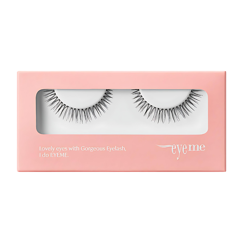 A collection of five types of PICCASSO Eyeme V-type Fale Eyelash, each weighing 1g, showcasing diverse eyelash styles.