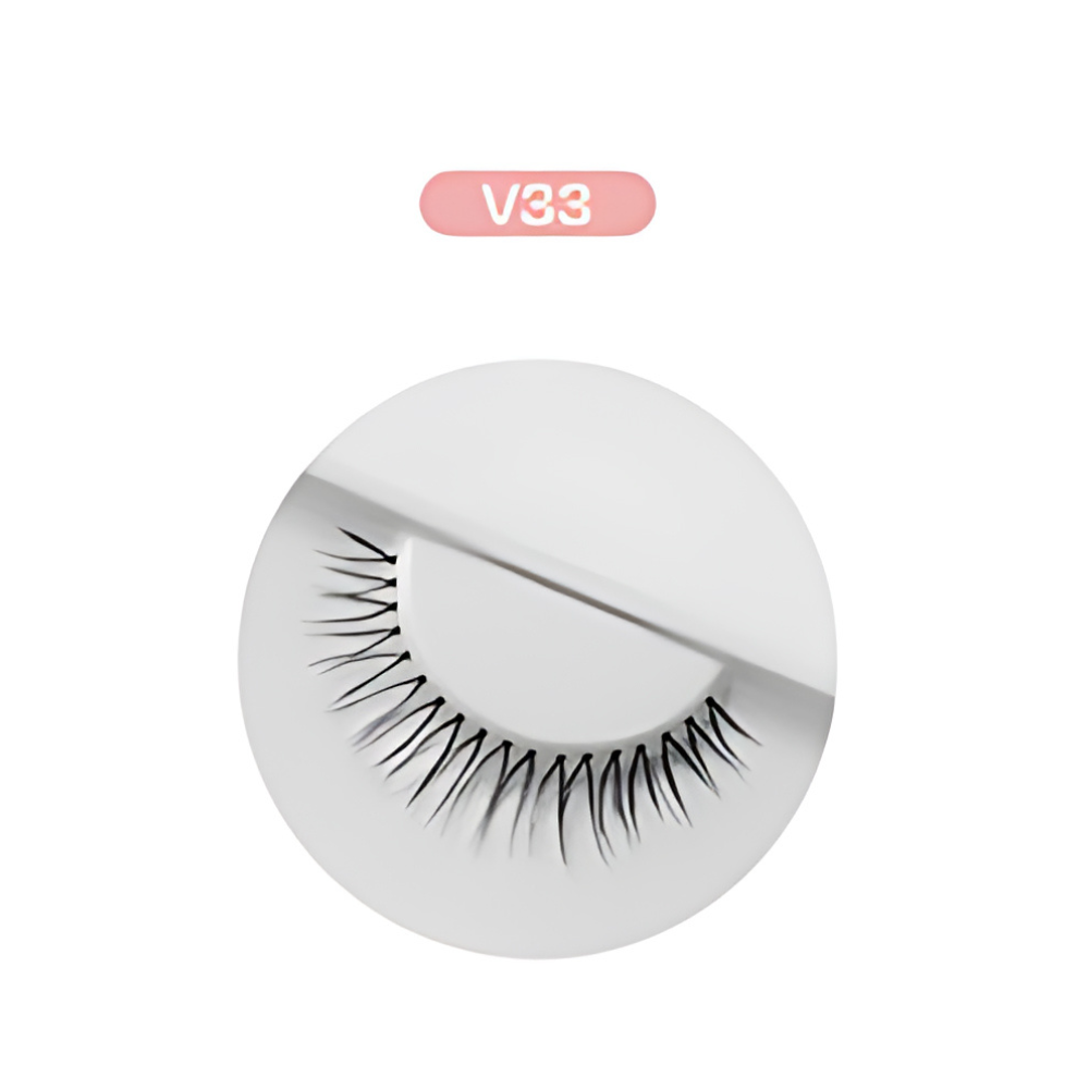 Five types of PICCASSO Eyeme V-type Fale Eyelash, each 1g, featuring a range of styles for diverse eyelash applications.