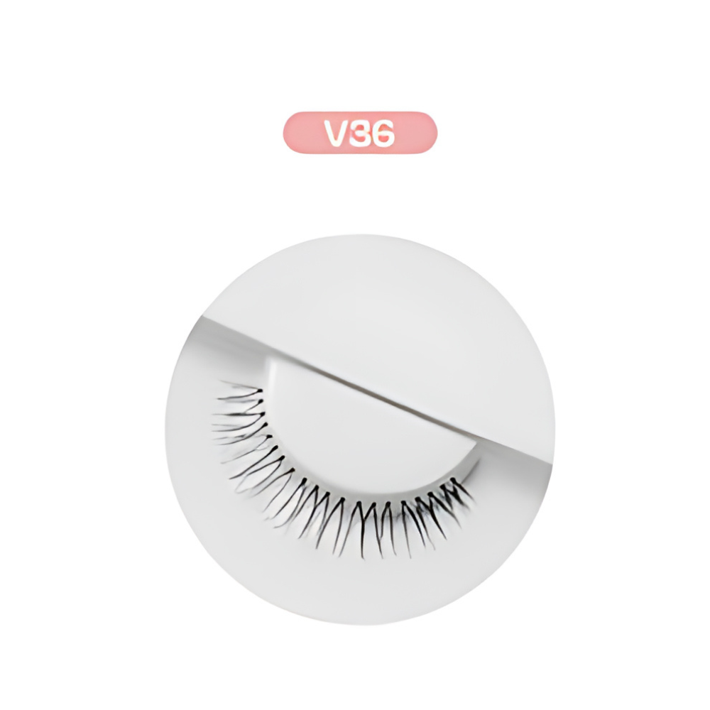 A set of five PICCASSO Eyeme V-type Fale Eyelash, each 1g, presenting various styles for enhancing eyelash aesthetics.