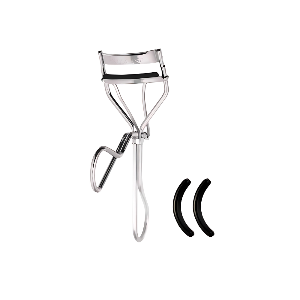 PICCASSO Silver Eyelash Curler + Refill Pad 2ea