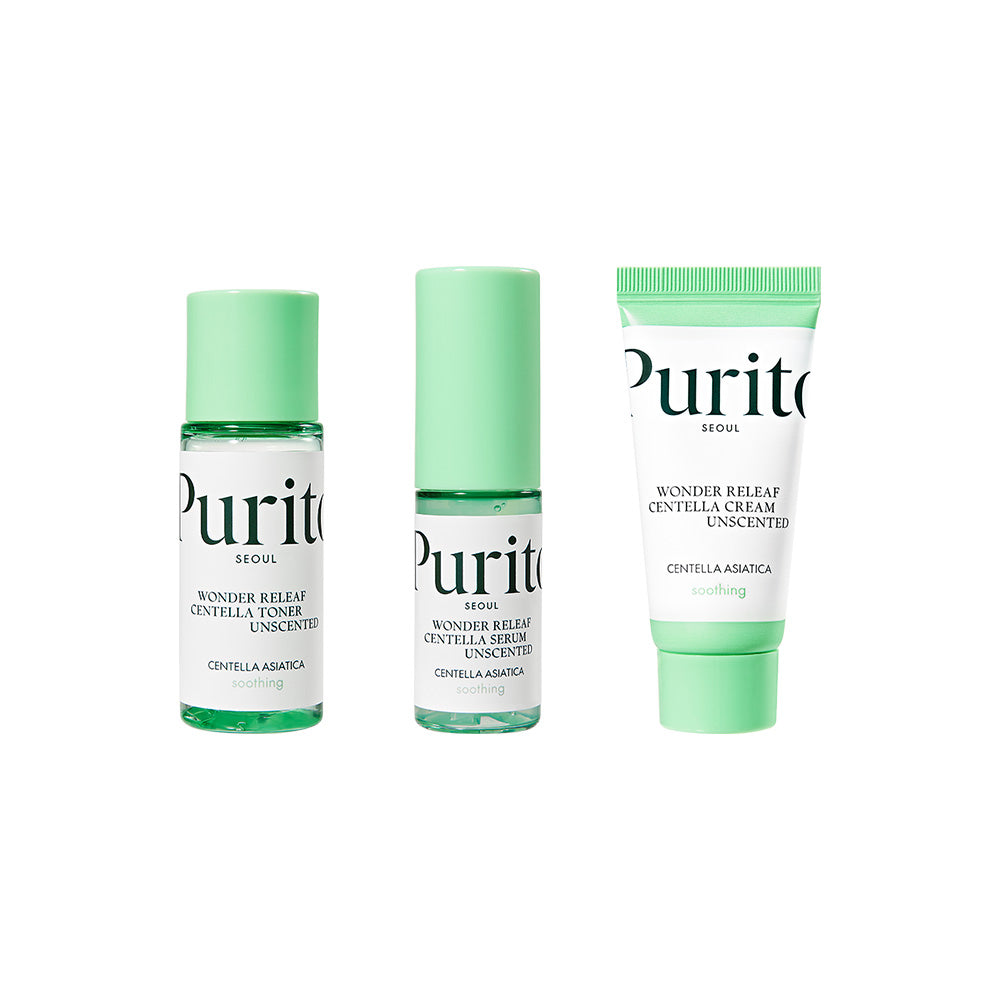 PURITO Wonder Releaf Centella Mini Kit Unscented