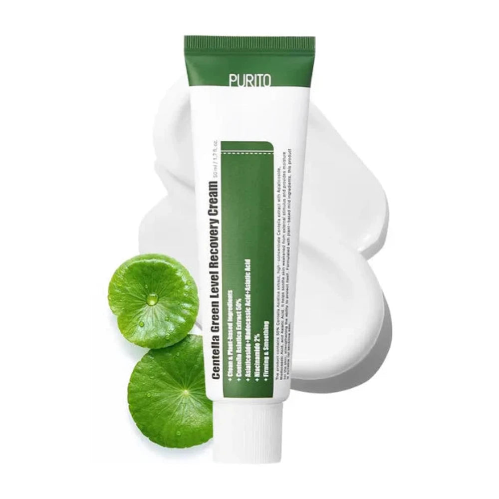  Formulated with Centella Asiatica extract, this cream helps to reduce redness, inflammation, and signs of irritation while supporting the skin's natural healing process. 