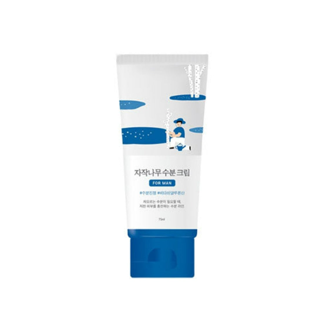 ROUND LAB For Men Birch Juice Moisturizing Cream is specifically formulated to provide hydration and nourishment to men's skin