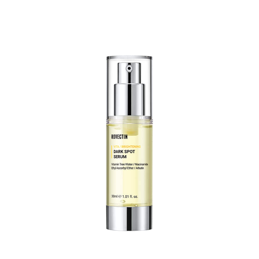 The ROVECTIN 3-Day Vita Dark Spot Serum 30ml is a potent skincare product designed to target dark spots and hyperpigmentation.