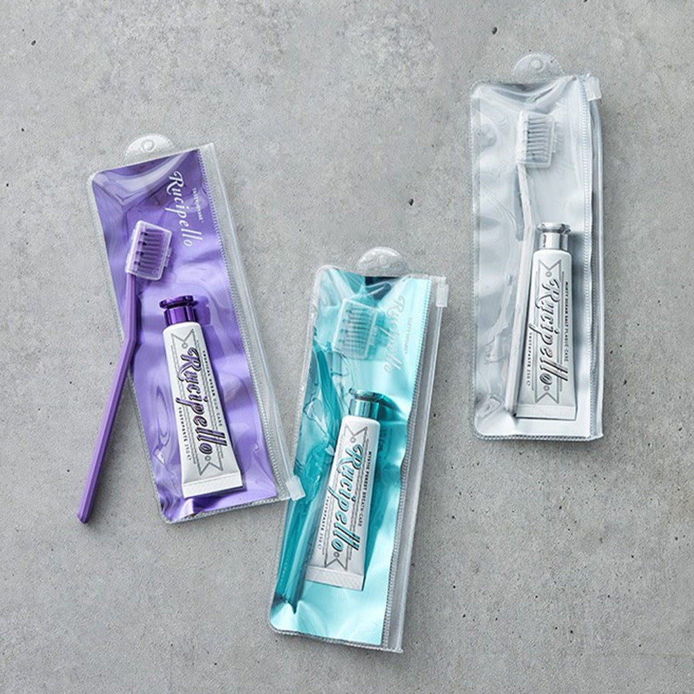 Rucipello Travel Sets (Toothpaste 25g + Toothbrush)